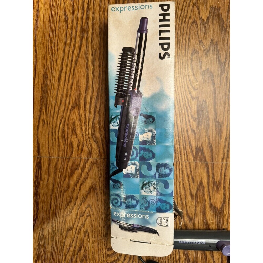 Philips Expressions Hair Curling‎ Tong  Styler - Open Box - Tested